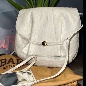 Bally Ostrich Crossbody